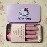包邮正品Hello Kitty7件套化妆刷 铁盒 套盒 套装 粉刷 眼影刷