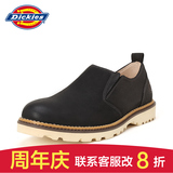 Dickies帝客2016春季新款 无系带款头层牛皮商务休闲鞋 低帮男鞋