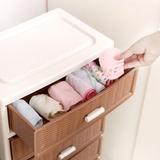 包邮小型整理柜多层塑料抽屉式收纳柜 收纳盒 收纳箱 整理储物柜