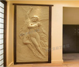砂岩浮雕欧式立体人物客厅壁画玄关背景墙经典装饰幸福的灵魂A/B