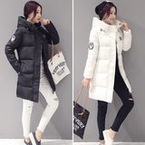 2016冬季新款韩版羽绒棉服女中长款学生棉衣修身显瘦加厚外套女潮