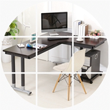 新款定做转角电脑桌墙角拐角办公桌L型书桌子台式家用简约写字台