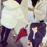 2015冬季女装韩版加厚保暖面包服棉袄连帽短款学生棉衣外套女装