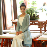茶禅2016女装中国风春季日常古典中式棉麻外套唐装上衣改良汉服