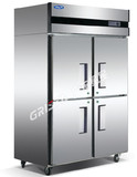 星星Q1.0E4四门立式铜管双机双温冰柜双门冷冻柜冷藏铜管