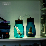 北欧美式个性时尚创意LED台灯 婚庆床头灯卧室宜家书房 个性台灯