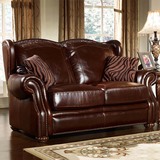 美式欧式真皮沙发组合123三人位头层牛皮油蜡皮小户型客厅家具A16