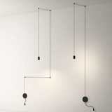 北欧设计师几何图形现代简约线条灯饰自由造型客厅餐厅LED吊灯