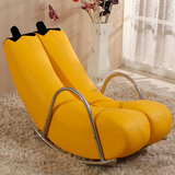 创意单人懒人沙发香蕉躺椅摇椅摇摇椅个性可爱欧式现代小户型沙发