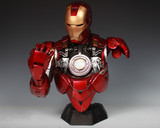 SS  雕像iron man 1:2钢铁侠MK6半身像胸像 手办模型现货