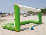 充气足球门 趣味沙滩竞赛道具 水上排球移动竞赛产品游乐娱乐乐园