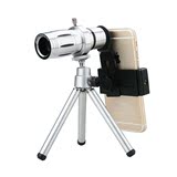 wisebrave 便携手机外置望远镜头 12倍长焦增距手机外接单反镜头