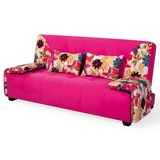 特价简约现代布艺沙发床1.2米 两用折叠沙发宜家双人床1.5简易床
