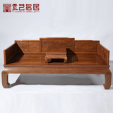 红木家具 鸡翅木罗汉床 仿古中式古典明清实木罗汉床榻沙发床组合