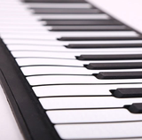 加厚专业版折叠便携延音和旋式电子软钢琴MIDI键盘带手卷钢琴88键