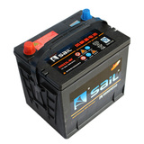风帆汽车电瓶蓄电池 免维护蓄电池 铅酸 12V60ah 55D23L