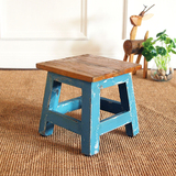小板凳儿童实木家具加厚便捷换鞋凳茶几凳客厅创意田园方凳子矮凳