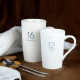 简约马克杯子陶瓷杯带盖勺创意大容量星巴克咖啡杯牛奶杯情侣水杯