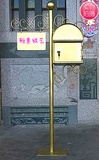 欧式铁艺邮箱广告信箱指示牌邮筒 落地式信报箱 别墅室外防雨邮筒