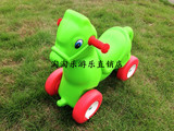 厂家直销双用小马摇摇马幼儿车滑板车木马儿童玩具塑料小马车摇马