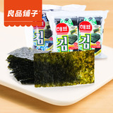 韩国进口海牌海飘海苔 寿司拌饭海苔即食紫菜零食原味鱿鱼味20g*2