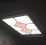 长方形led吸顶灯 客厅灯具大气创意吸灯主卧室灯现代顶灯 吊灯