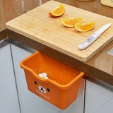 创意厨房临时垃圾存放盒橱柜门挂式塑料垃圾桶桌面垃圾桶浴室挂篮