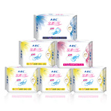 【天猫超市】ABC卫生巾安心防漏立围超薄棉柔日用+夜用6包 大包装