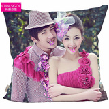 创意个性DIY明星靠枕头结婚庆礼物照片抱枕定制定做沙发靠垫印制