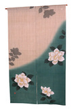 日本代购 日式挂毯 壁毯和風 花朵手工刺绣编织暖帘壁挂