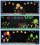大型幼儿园小学黑板报装饰泡沫花草立体主题墙贴组合创意班级布置
