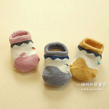 韩版超萌卡通动物地板袜男女婴幼儿童宝宝纯棉硅胶防滑隐形船袜子