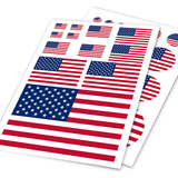 汽车车身划痕遮挡贴 美国国家国旗装饰贴纸 侧门涂鸦贴纸 热贴