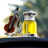 汽车香水座小提琴香水车载摆件车用香水创意高档车上用品车内饰品