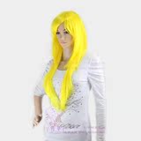 金黄色假发 表演模特用假发 卡通动漫COS假发女生非主流