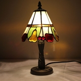蒂凡尼蒂芙尼Tiffany欧式台灯复古彩色玻璃装饰爱福德7寸水果台灯