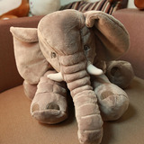 可爱宜家大象宝宝睡觉抱枕毛绒玩具小象公仔安抚玩偶娃娃生日礼物