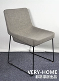 aik chair 艾克餐椅北欧设计师创意椅子简约时尚铁艺休闲椅洽谈椅