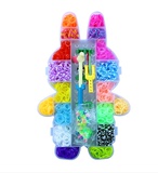 DIY手链编织皮筋创意女孩编制玩彩虹编织机套装儿童手工