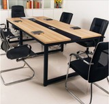 大型板式长桌会议桌简约办公桌培训桌 现代环保加厚