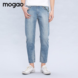 MOGAO摩高男装 2016夏季新品 时尚都市修身八分牛仔裤 731169035