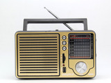 仿古老式复古 FM收音机 老年人 全波段 台式 支持USB 老人礼品