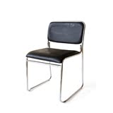 新款简约耐用办公会议培训椅电脑椅优质真皮员工椅职员工作靠背椅
