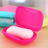 旅行香皂盒便携带盖旅行肥皂盒子密封韩版创意防水带锁扣旅游用品