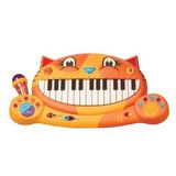 美国B.Toys大嘴猫宝宝儿童钢琴玩具琴婴幼儿早教智能电子音乐带麦