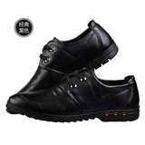 新款休闲商务皮鞋 黑色工装鞋 特价橡胶底工作鞋 英伦时装男鞋子