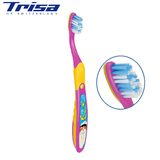 瑞士TRISA原产进口探宝者儿童牙刷3-6岁宝宝迷你小刷头软毛牙刷