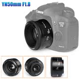 现货 永诺YN 50mm F1.8 定焦 AF镜头 人像 风景镜头单反相机镜头