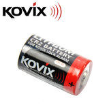 香港KOVIX系列摩托车报警碟刹碟锁专用锂电池 1节电池可用10个月