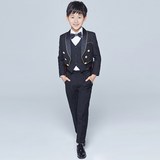 春夏花童小西装潮 韩版男童英伦燕尾服 儿童主持人钢琴演出礼服套